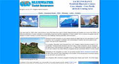 Desktop Screenshot of bluewateryachtinsurance.com